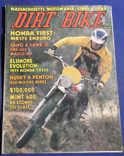 Dirt bike magazine july - dirt, magazine-july