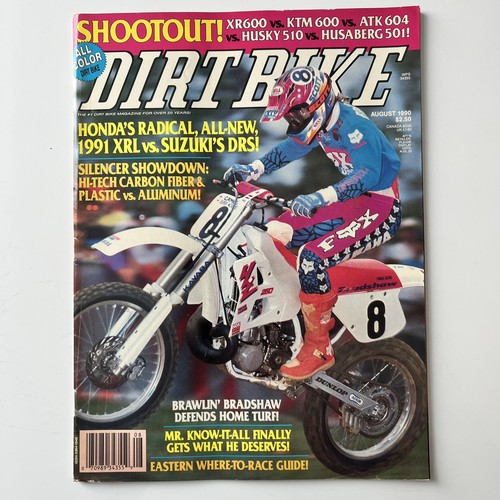 Dirt bike magazine august 1990 - dirt,