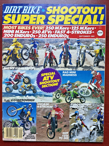 Dirt bike magazine shootout - bike,