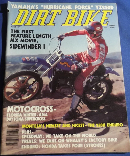 Dirt bike magazine june 1977 - dirt,